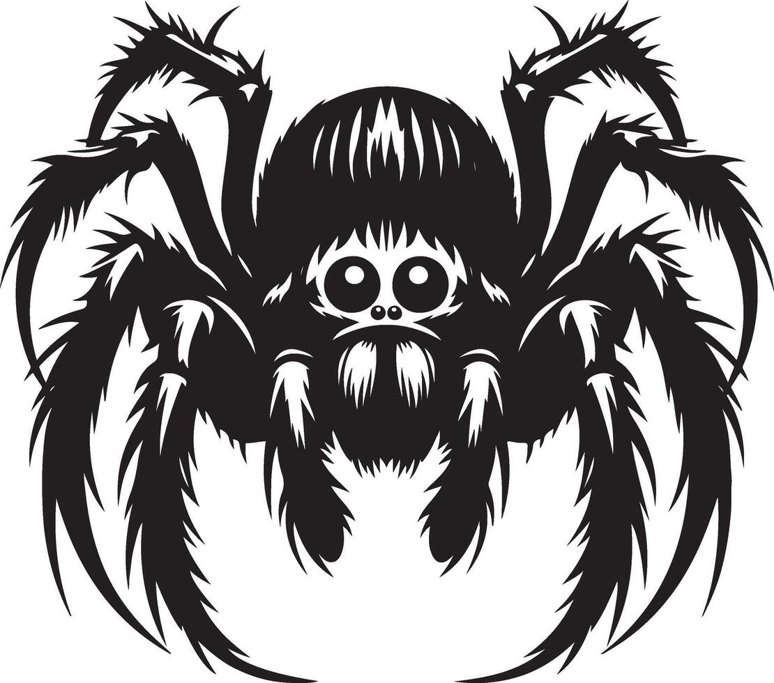 Spider tattoo design vector