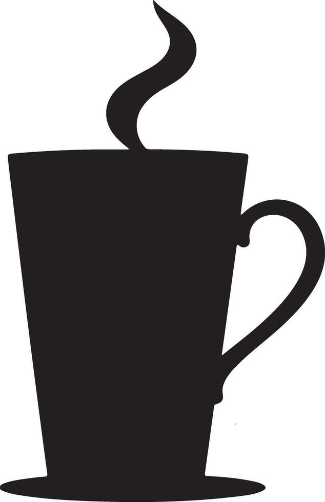 Coffee cup silhouette clip art vector