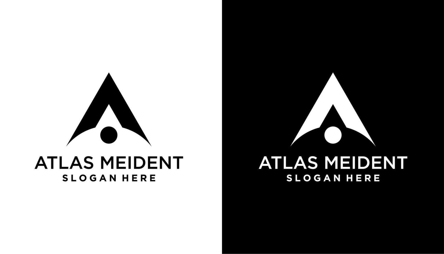 A with dot Logo Design vector