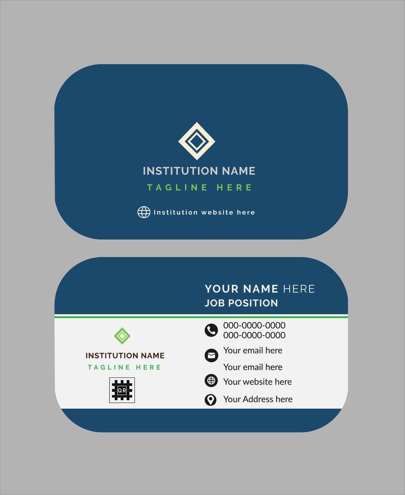 Modern Business Card Template Design vector