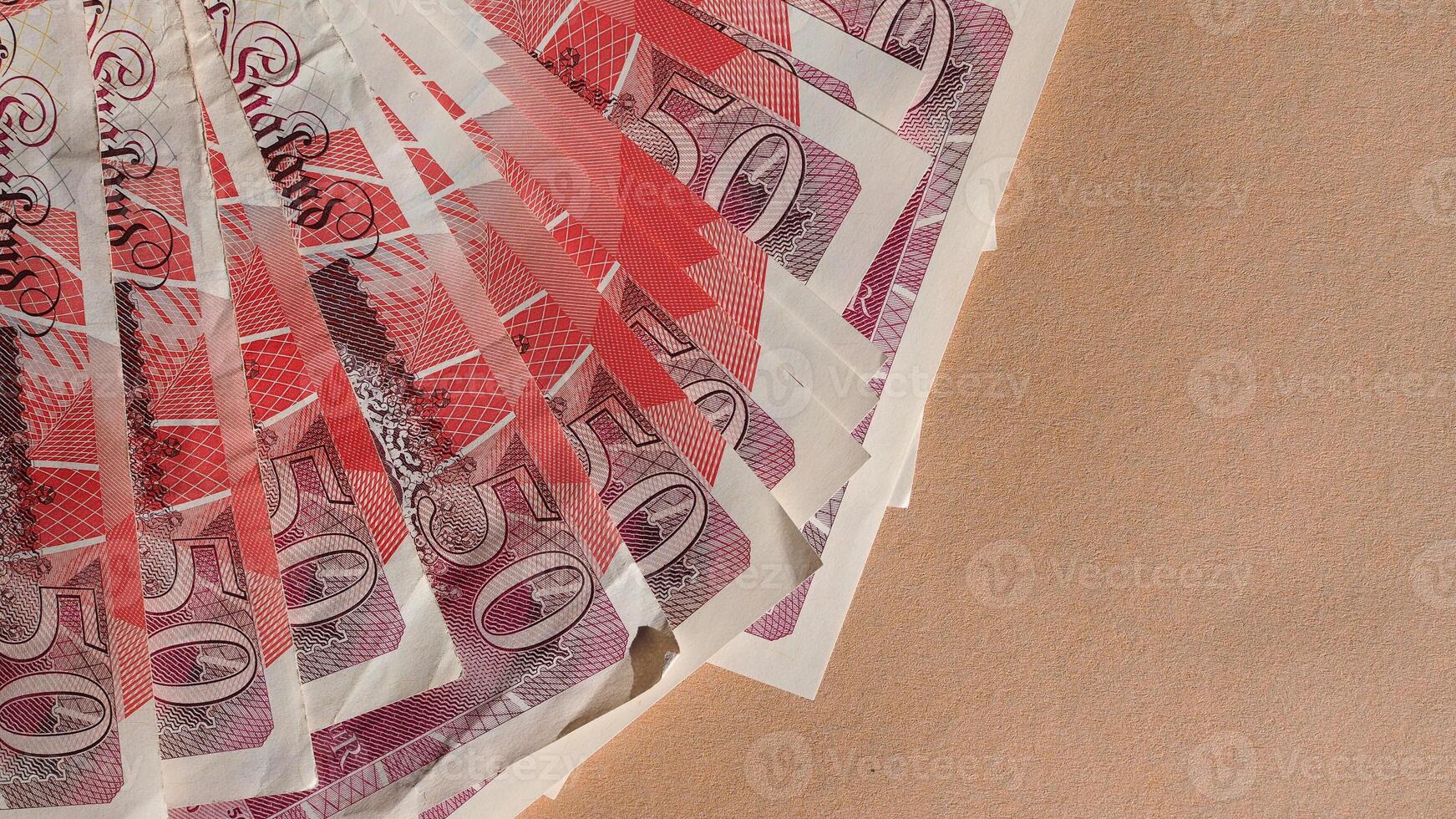 British pounds banknotes photo