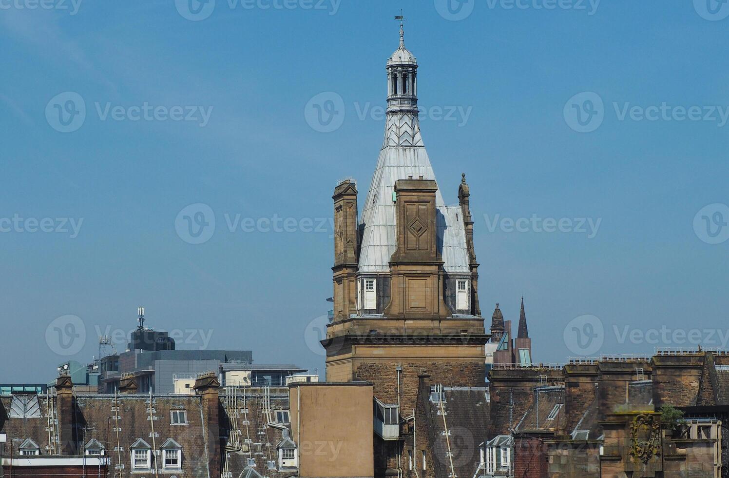 Aerial view of Glasgow photo