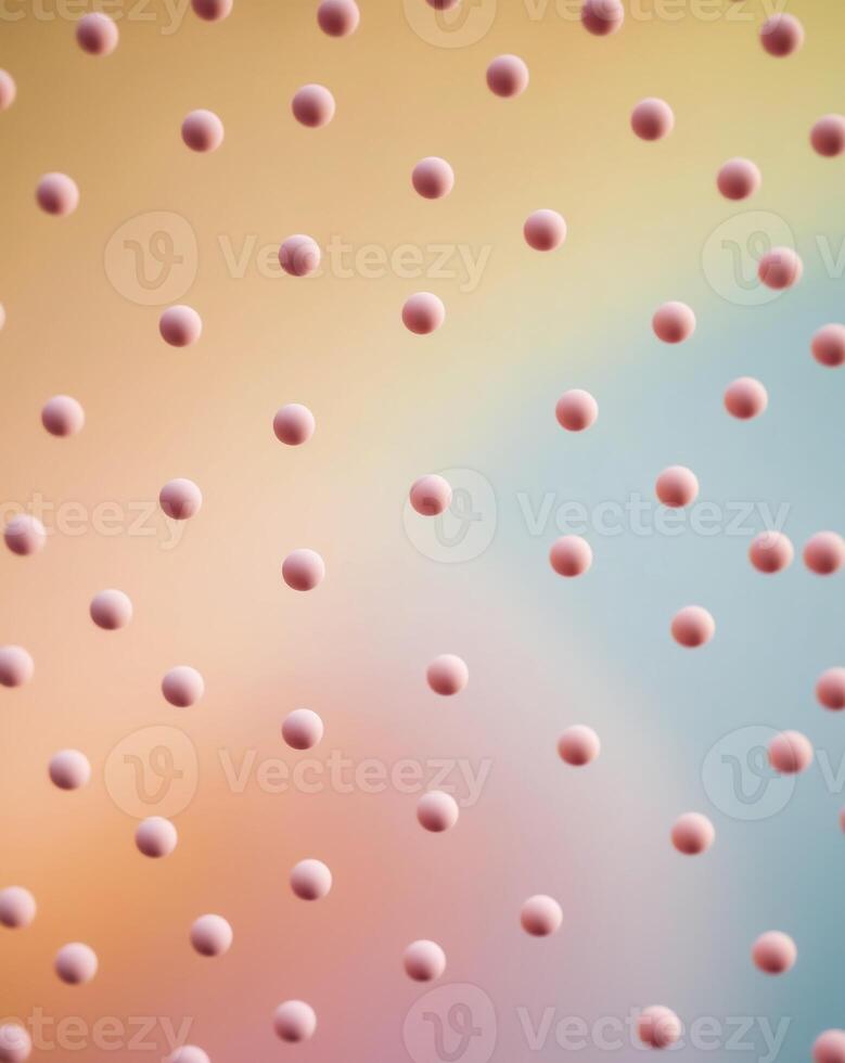A close up of a colorful background with many small balls photo