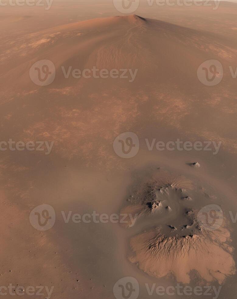 The martian surface is shown in this image photo