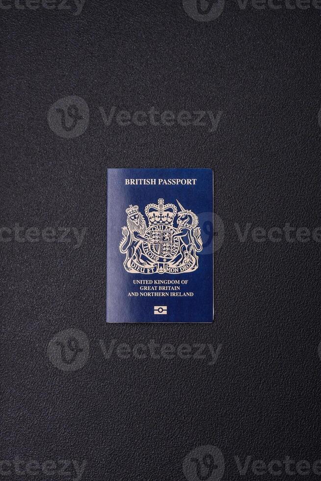International passport of a citizen of Great Britain and Northern Ireland photo