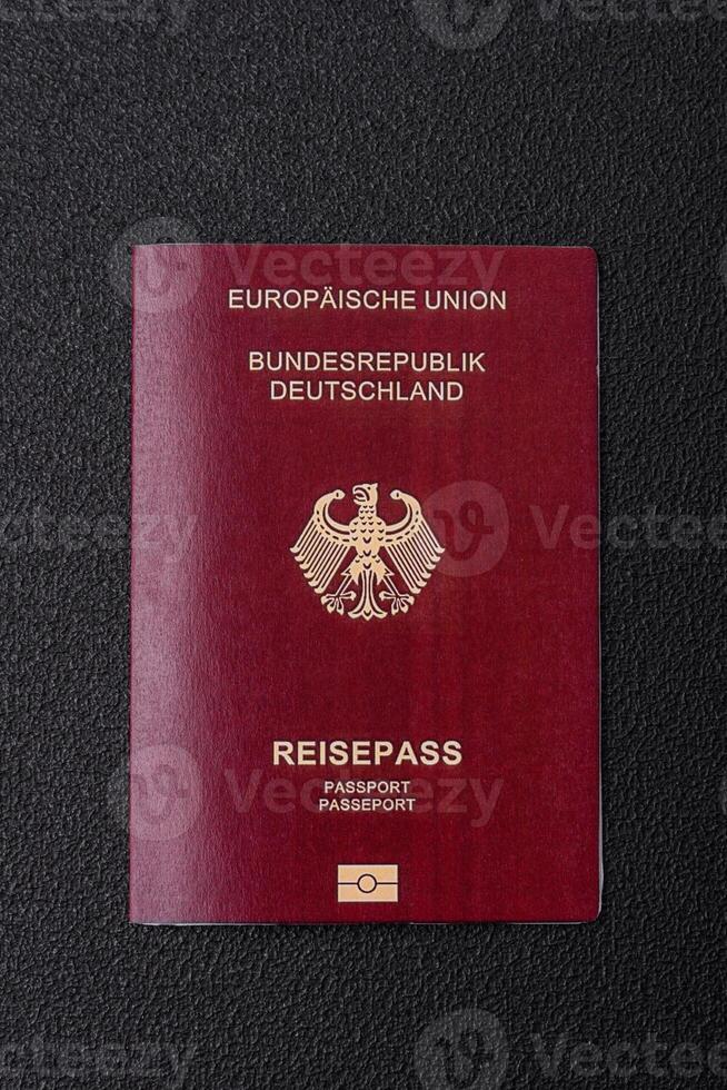 International passport of a citizen of Germany photo