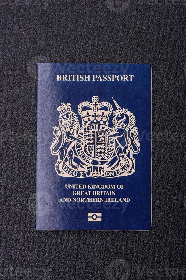 International passport of a citizen of Great Britain and Northern Ireland photo