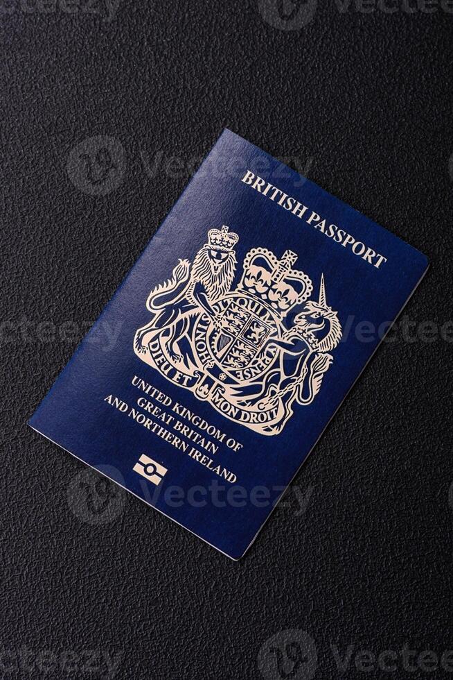 International passport of a citizen of Great Britain and Northern Ireland photo