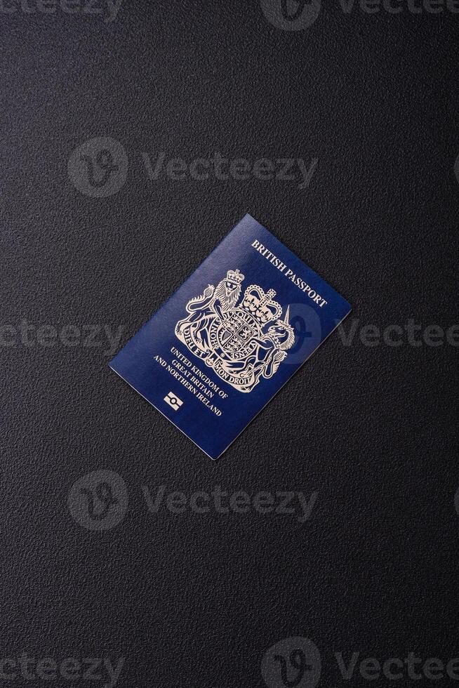 International passport of a citizen of Great Britain and Northern Ireland photo