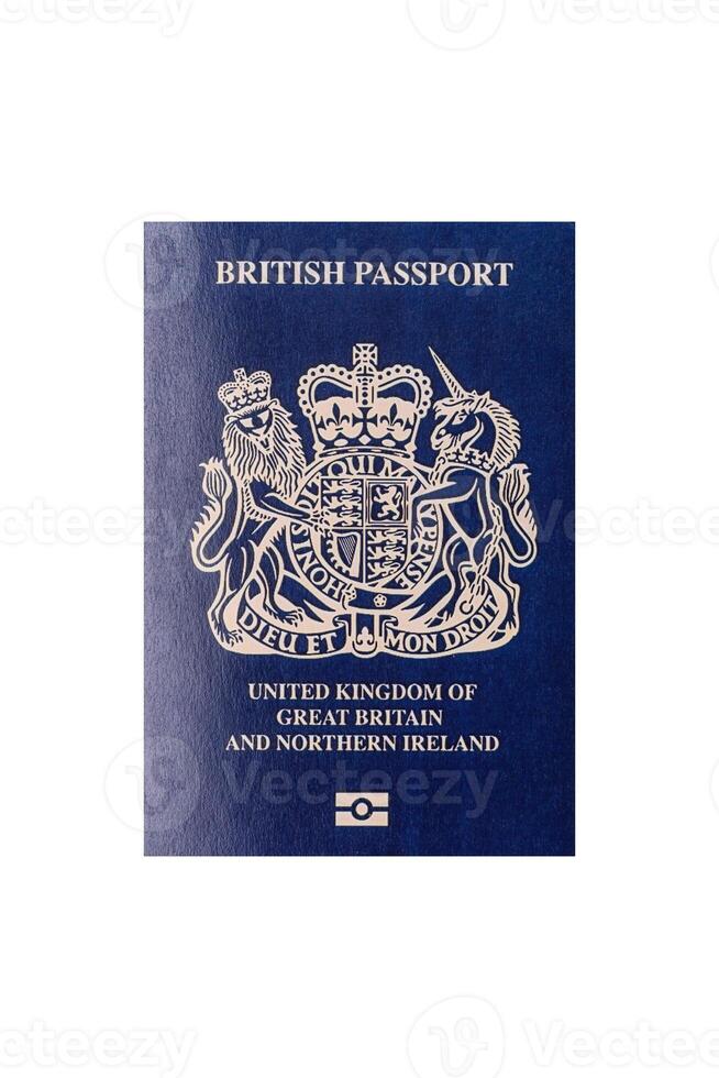International passport of a citizen of Great Britain and Northern Ireland photo
