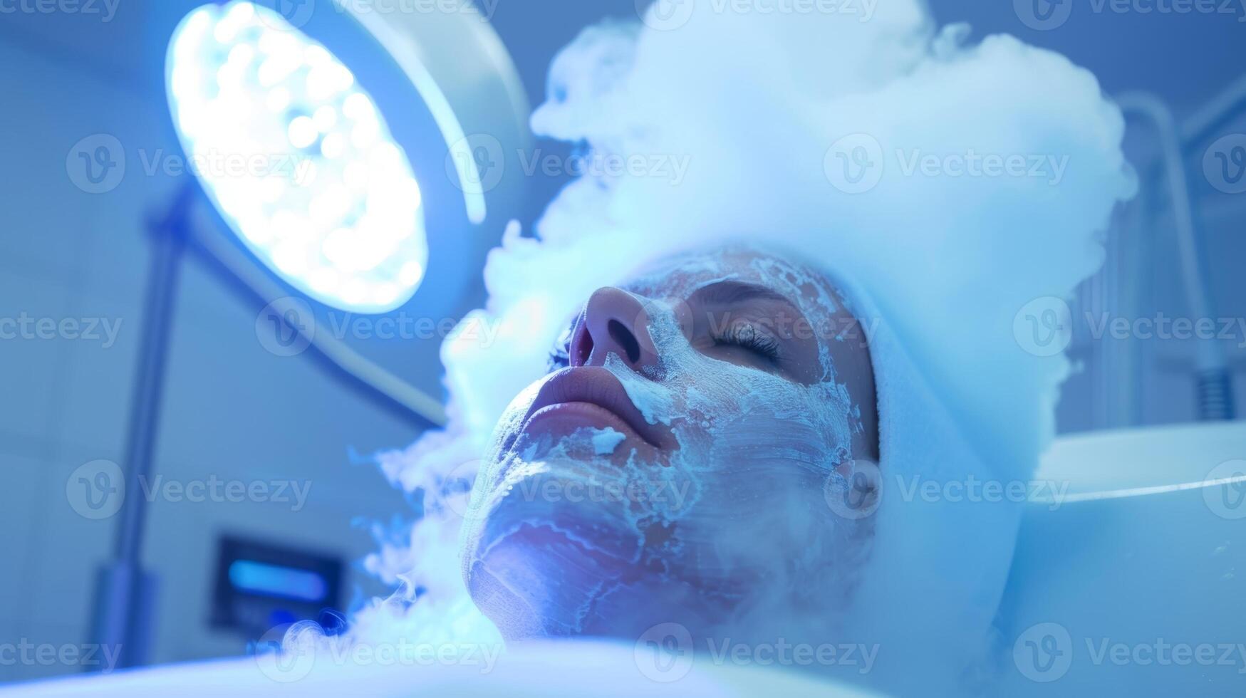 A cryotherapy treatment being used to combat psoriasis eczema and other skin conditions with its antiinflammatory properties photo