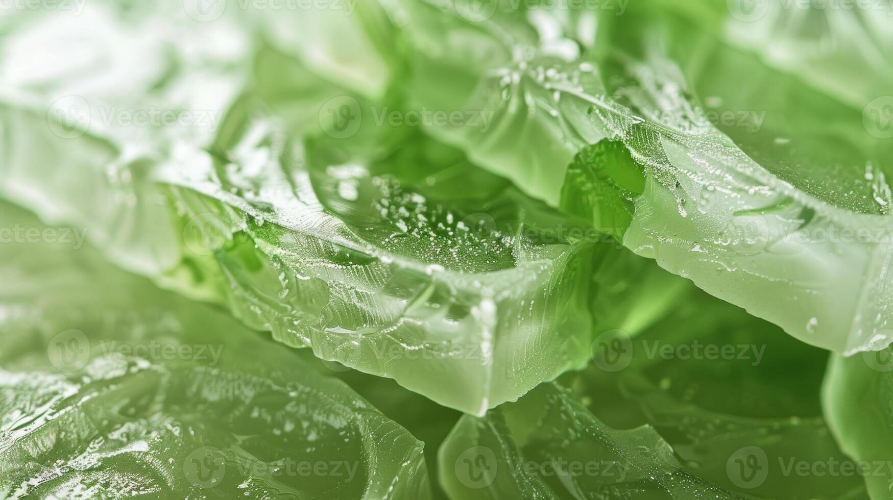 A slice of mintinfused soap is captured up close revealing the cooling and refreshing ingredients that will leave the skin feeling rejuvenated and clean photo