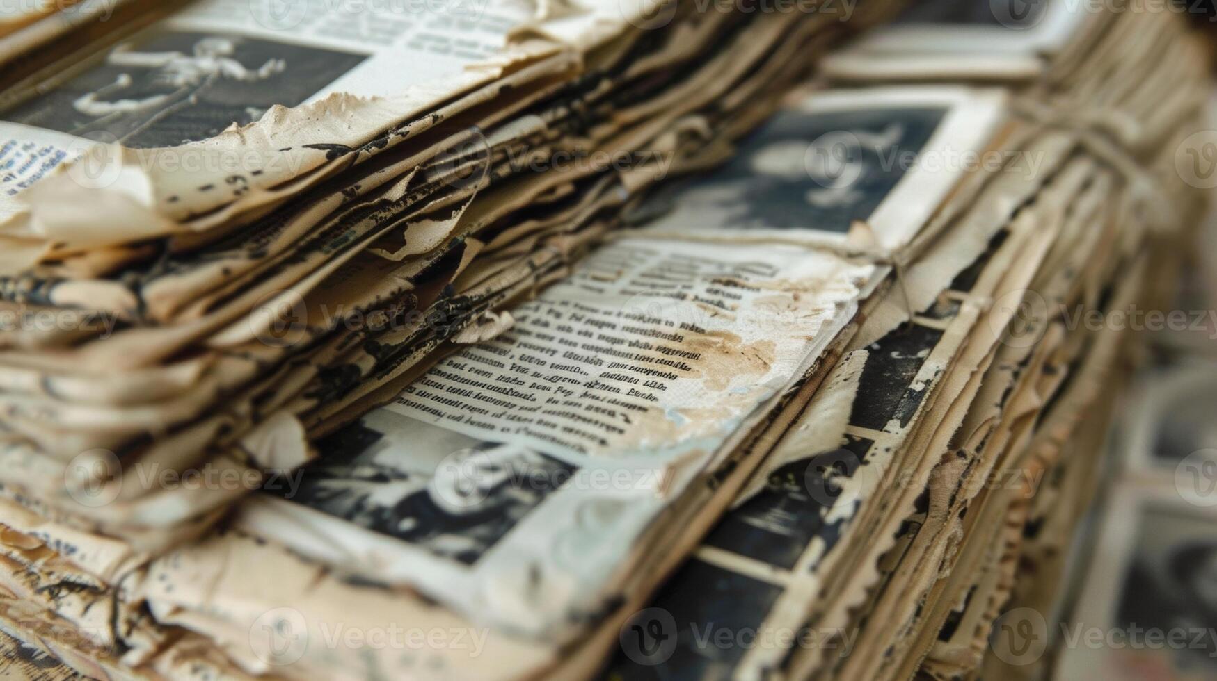 The pages of the book have yellowed with time and are slightly tattered on the edges. Words and illustrations are printed in black ink with some sections appearing smudged from year photo