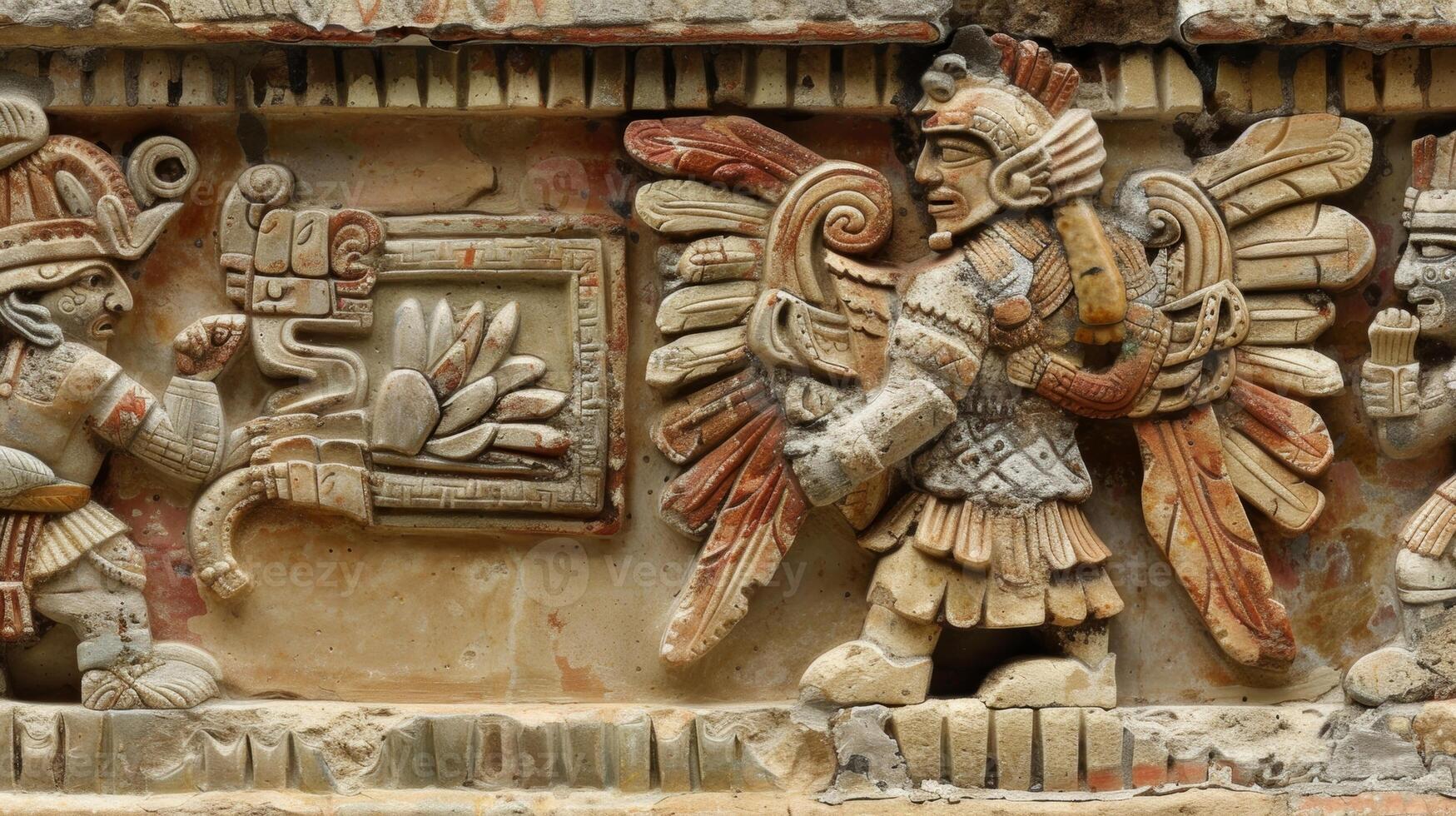 An old mcript from preSpanish Mexico describing the Aztec peoples belief in a sacred frozen lake and its role in their religious ceremonies photo