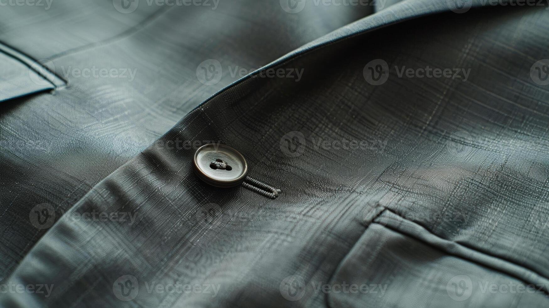 A classic gray blazer in a tailored fit crafted from a smooth and lustrous silk blend fabric photo
