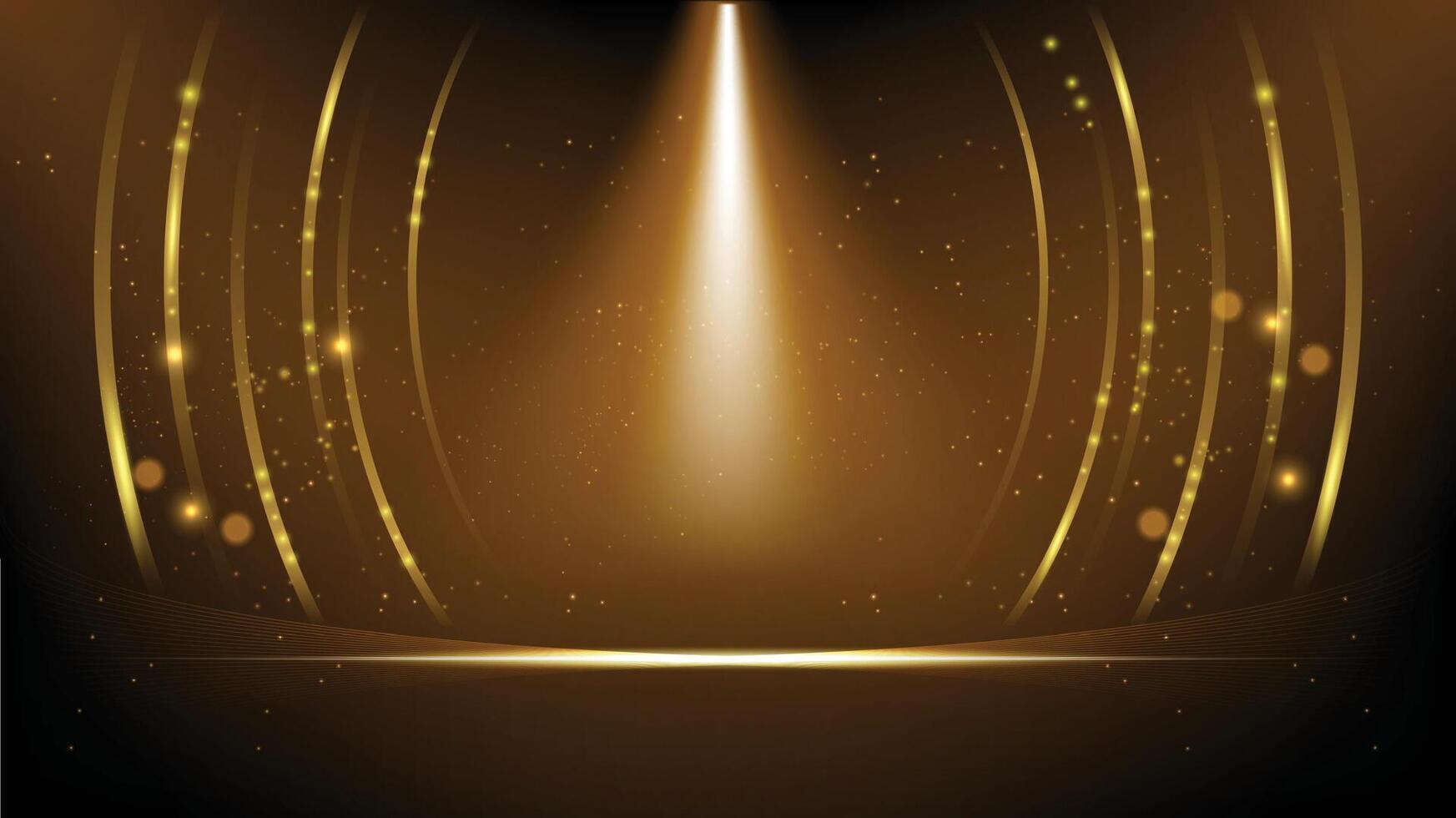 Black and Gold background abstract geometric shapes luxury design vector