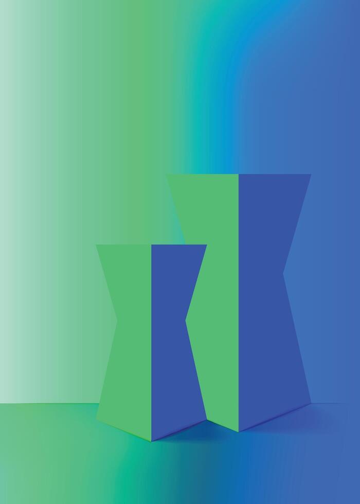 Geometric gradient background. vector