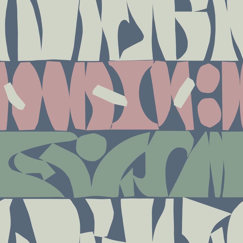 Abstract geometric motif illustration seamless repeat pattern digital artwork vector