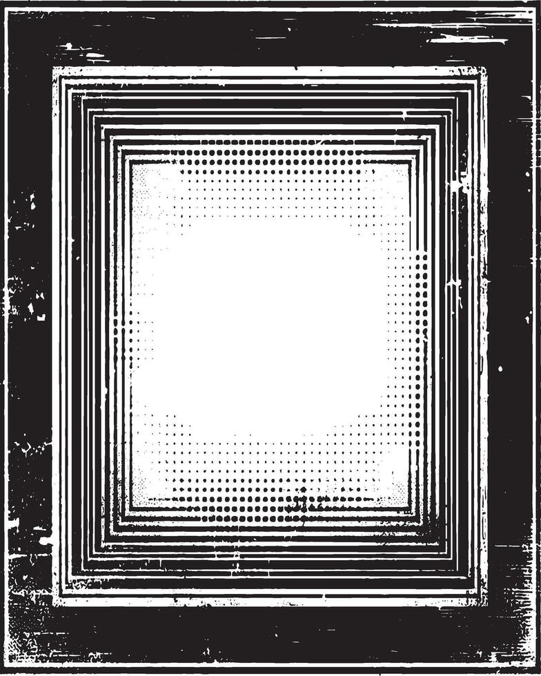 grunge frame border for your design, A square grunge frame, Vintage grunge border black and white square frame with a white background, A square vintage photo frame, grunge frame vector