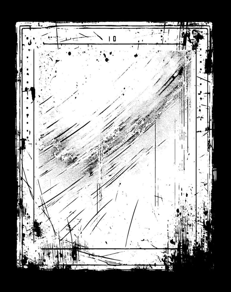 grunge frame border for your design, A square grunge frame, Vintage grunge border black and white square frame with a white background, A square vintage photo frame, grunge frame vector