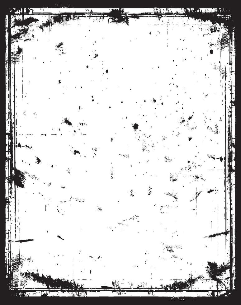 a black and white square frame with a checkered pattern, grunge frame border for your design, A square grunge frame, Vintage grunge border black and white square frame with a white background, vector