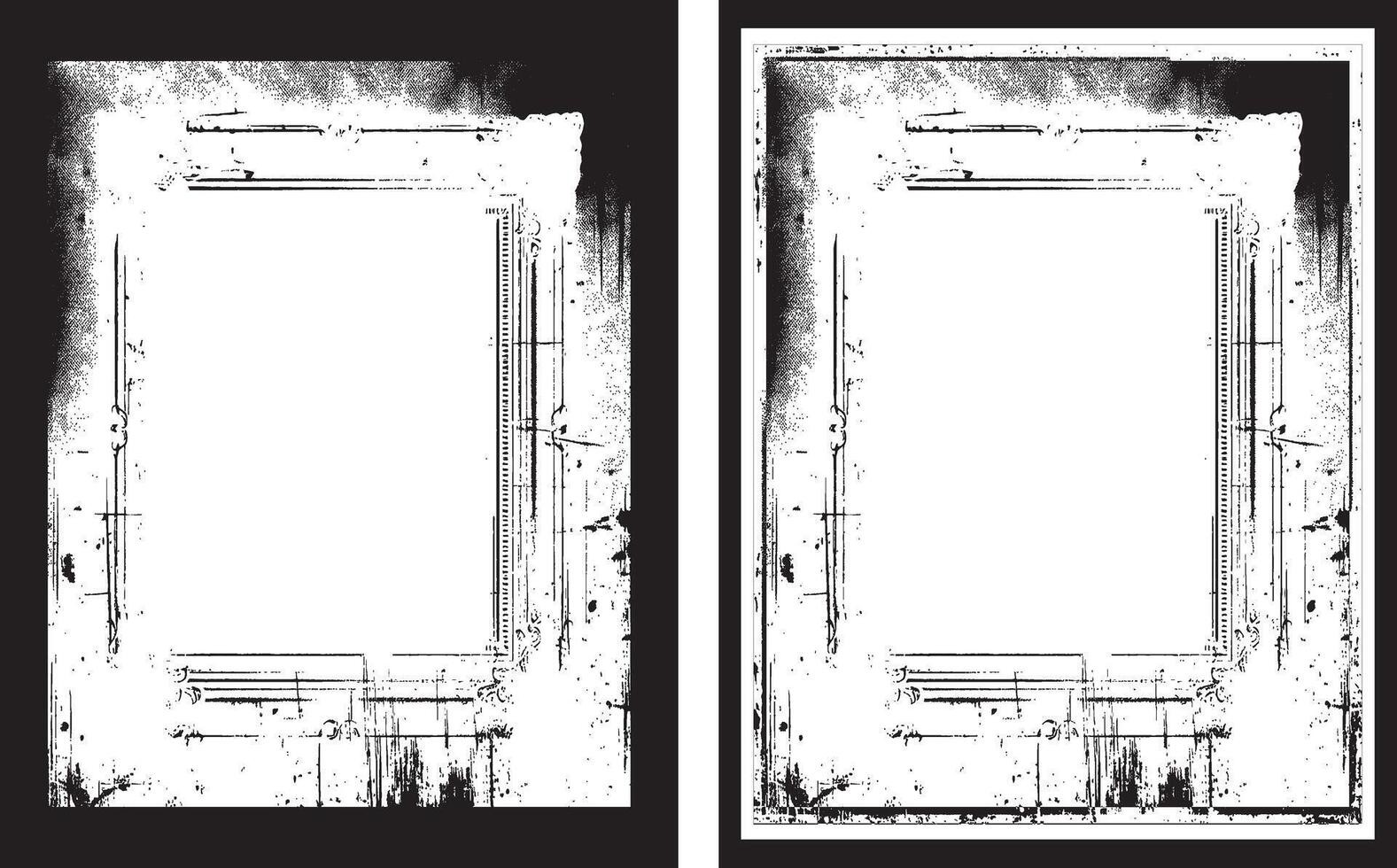 vintage black color grunge frame set, black and white grunge frame, grunge frame with black and white background, set of grunge banners, grunge frame set, vintage set of grunge frames, vector