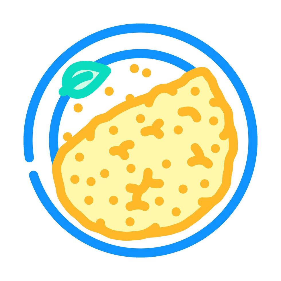 chickpeas vegan food color icon illustration vector