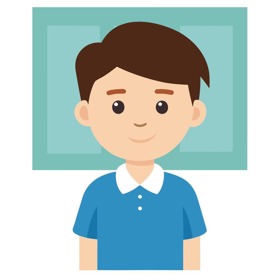 cute boy in formal dress vector