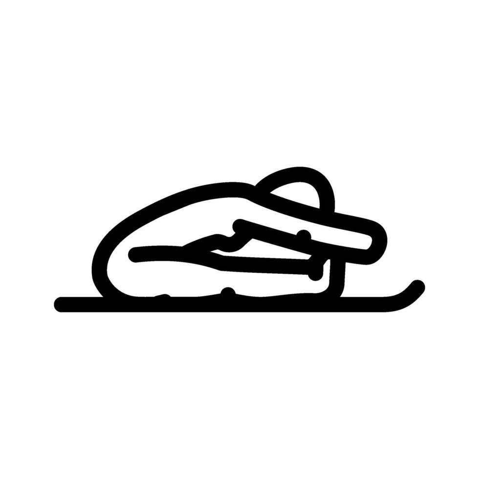 seated forward bend paschimottanasana yoga line icon illustration vector