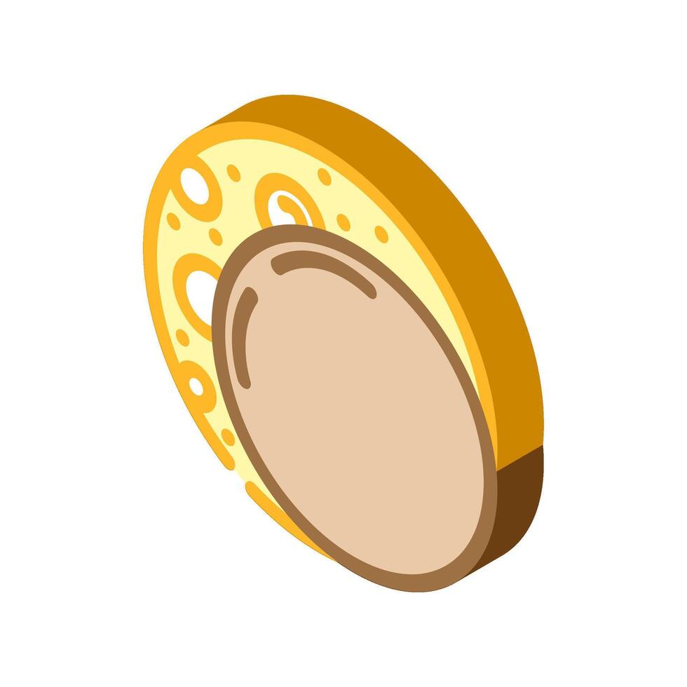 lunar eclipse natural phenomena isometric icon illustration vector