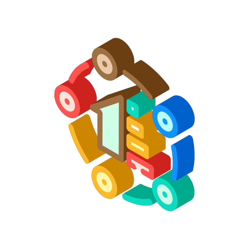 auditing energy conservation isometric icon illustration vector