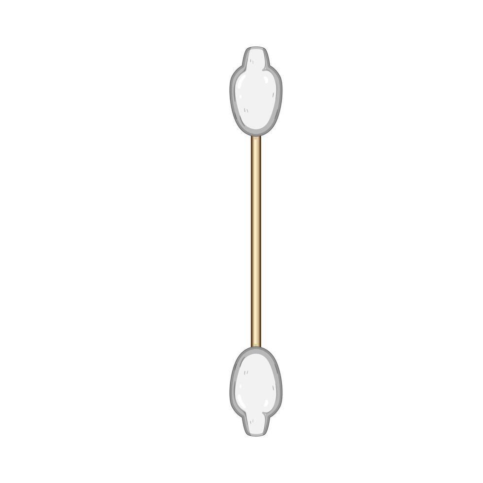 cleanliness sterile swab cartoon illustration vector
