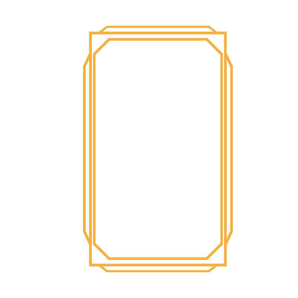 scrollwork victorian border frame cartoon illustration vector