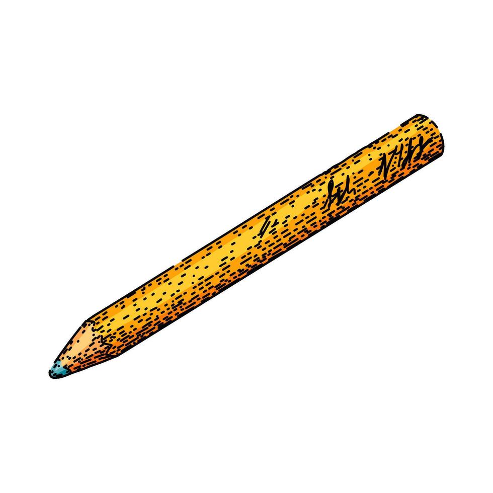 writing pencil sketch hand drawn vector