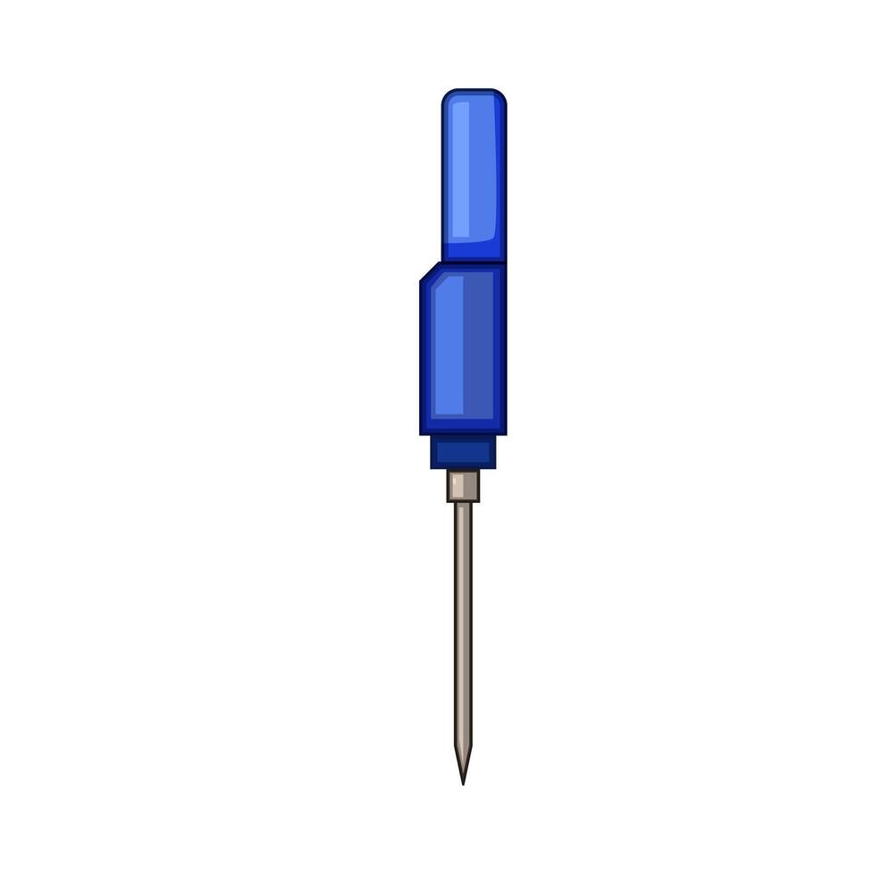 station soldering iron cartoon illustration vector