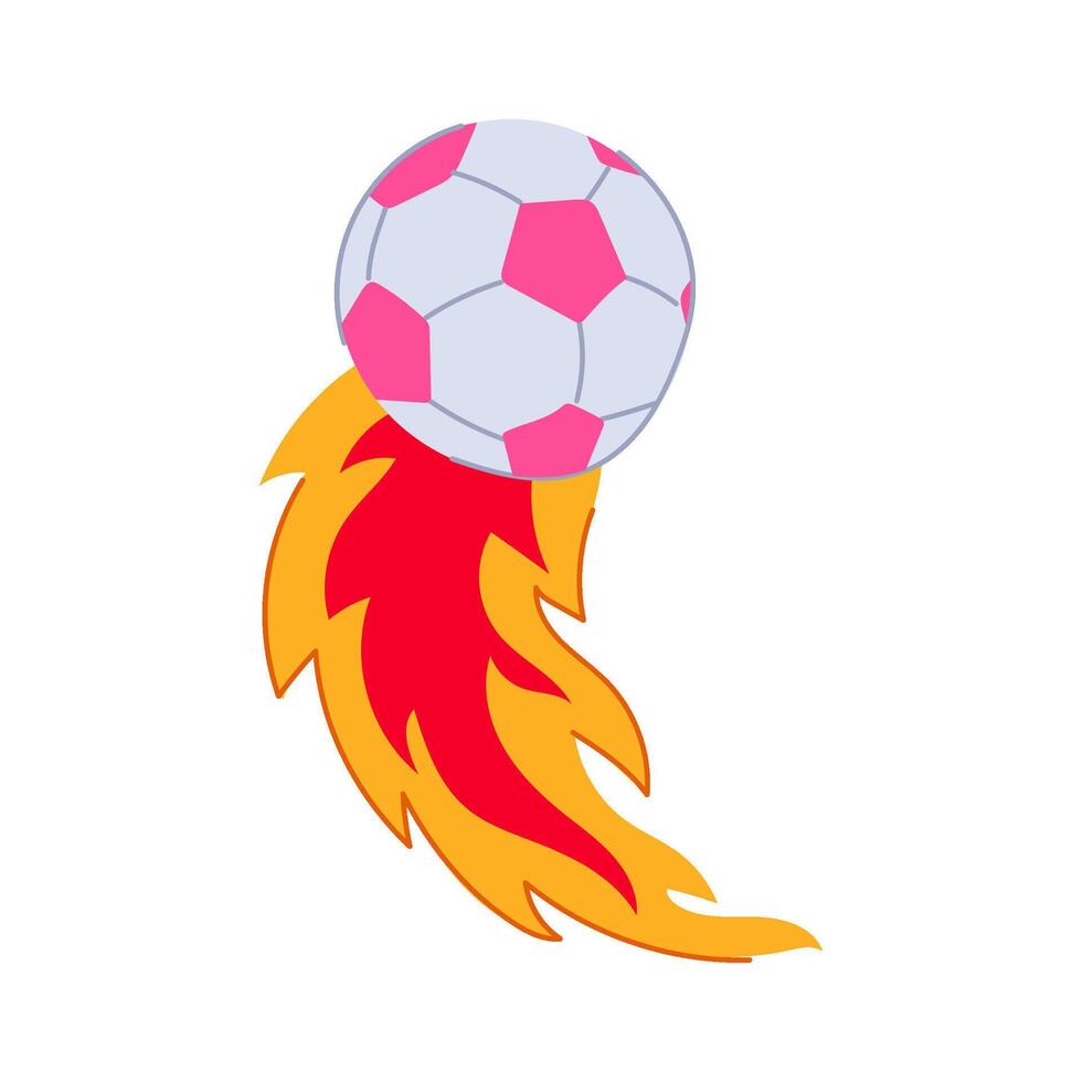 pass speed soccer ball cartoon illustration vector