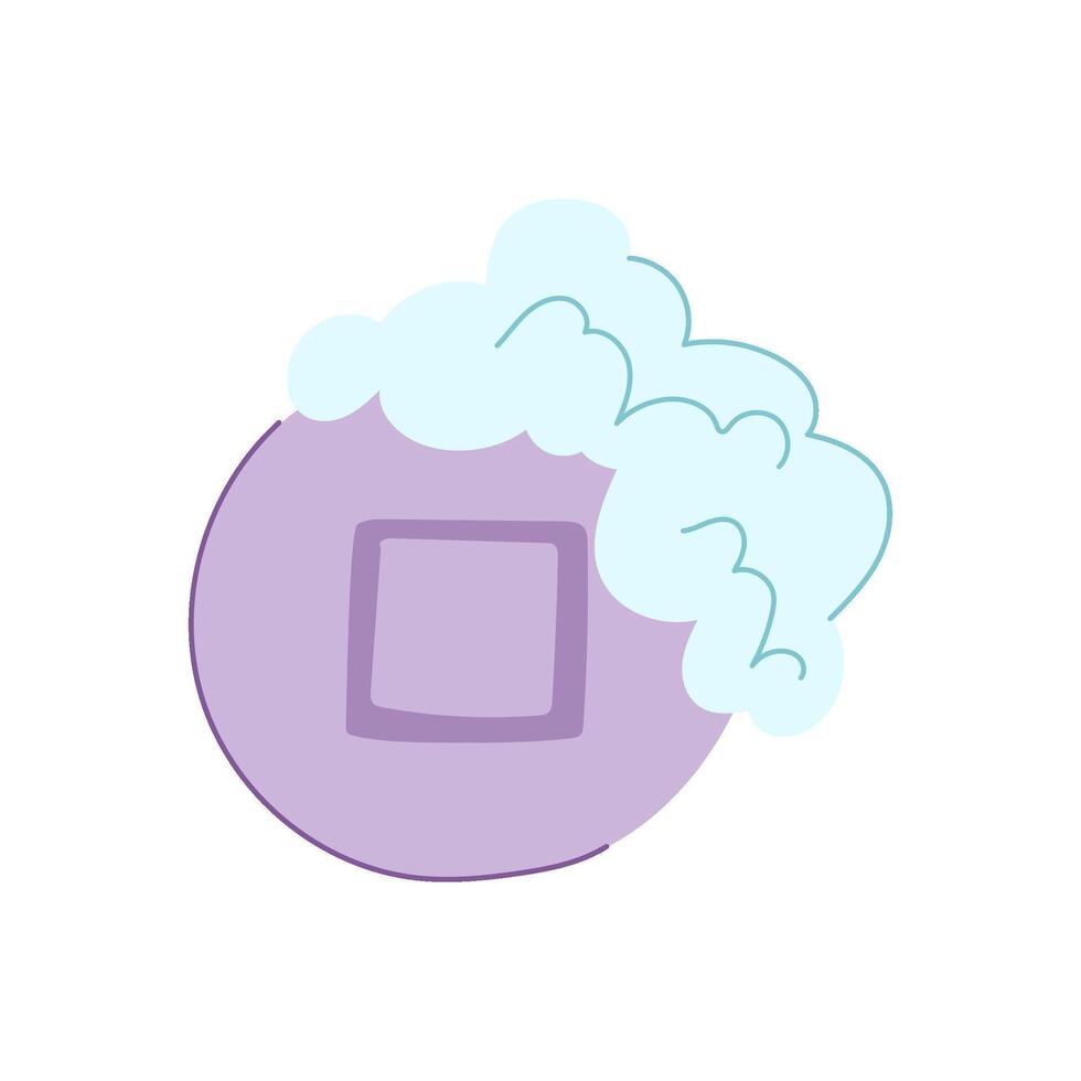 virus soap antibacterial cartoon illustration vector