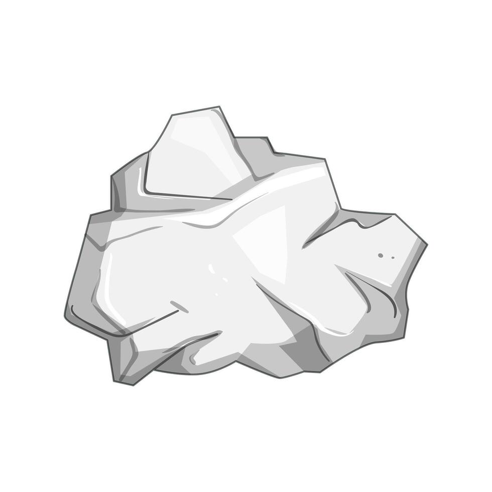 creativity crumpled paper balls cartoon illustration vector
