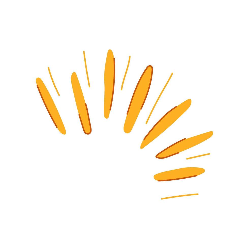 vibrant exclamation doodle cartoon illustration vector