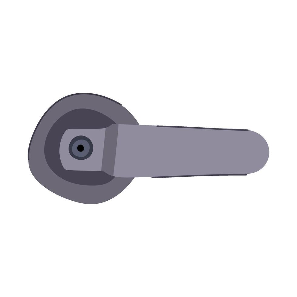 access facial recognition lock cartoon illustration vector