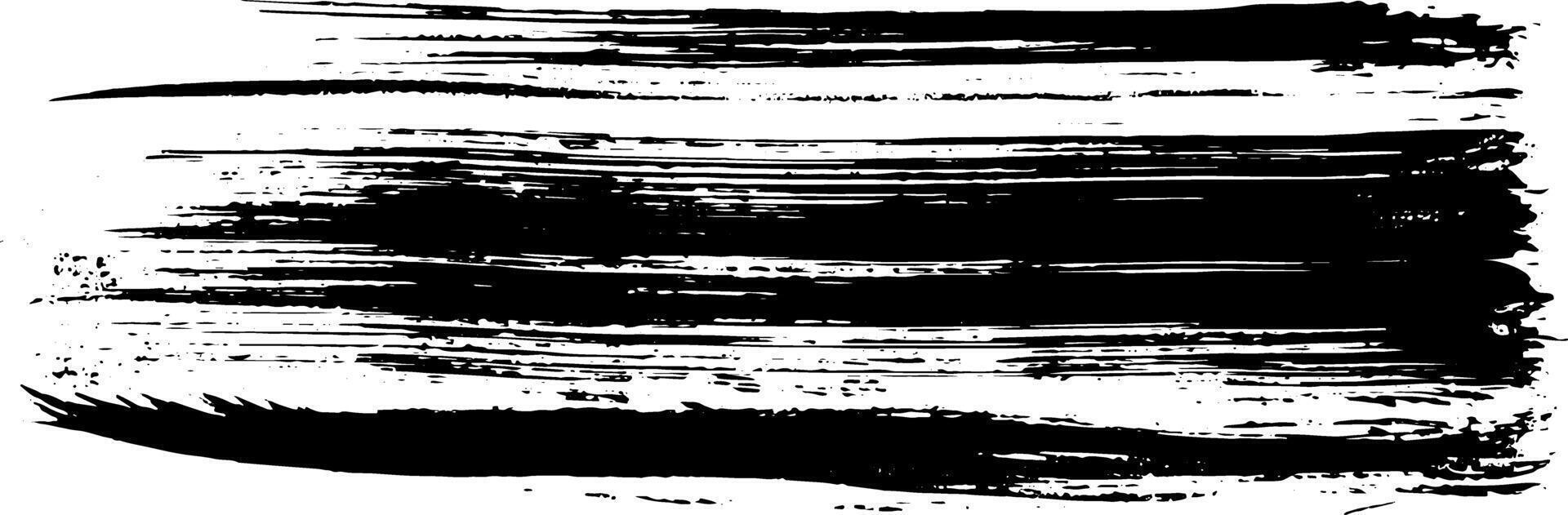 Dry Brush Ink Stroke vector