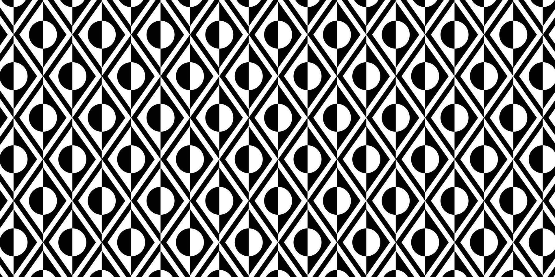 Abstract geometric background in black an and white. Illustration style. vector
