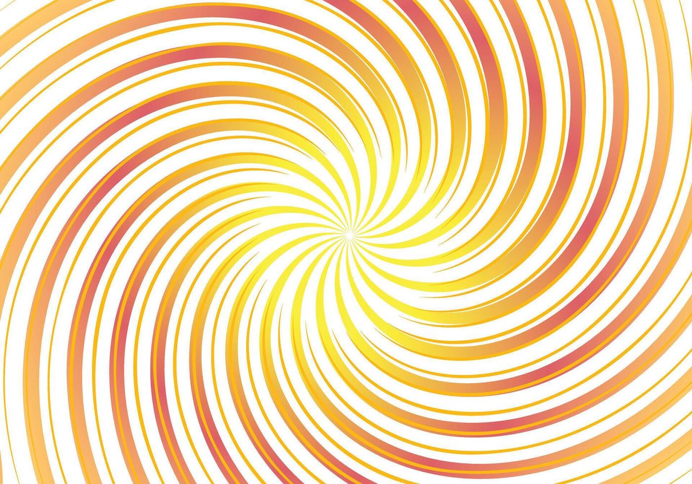 Spiral design, sun-rays wavy illustration style. vector