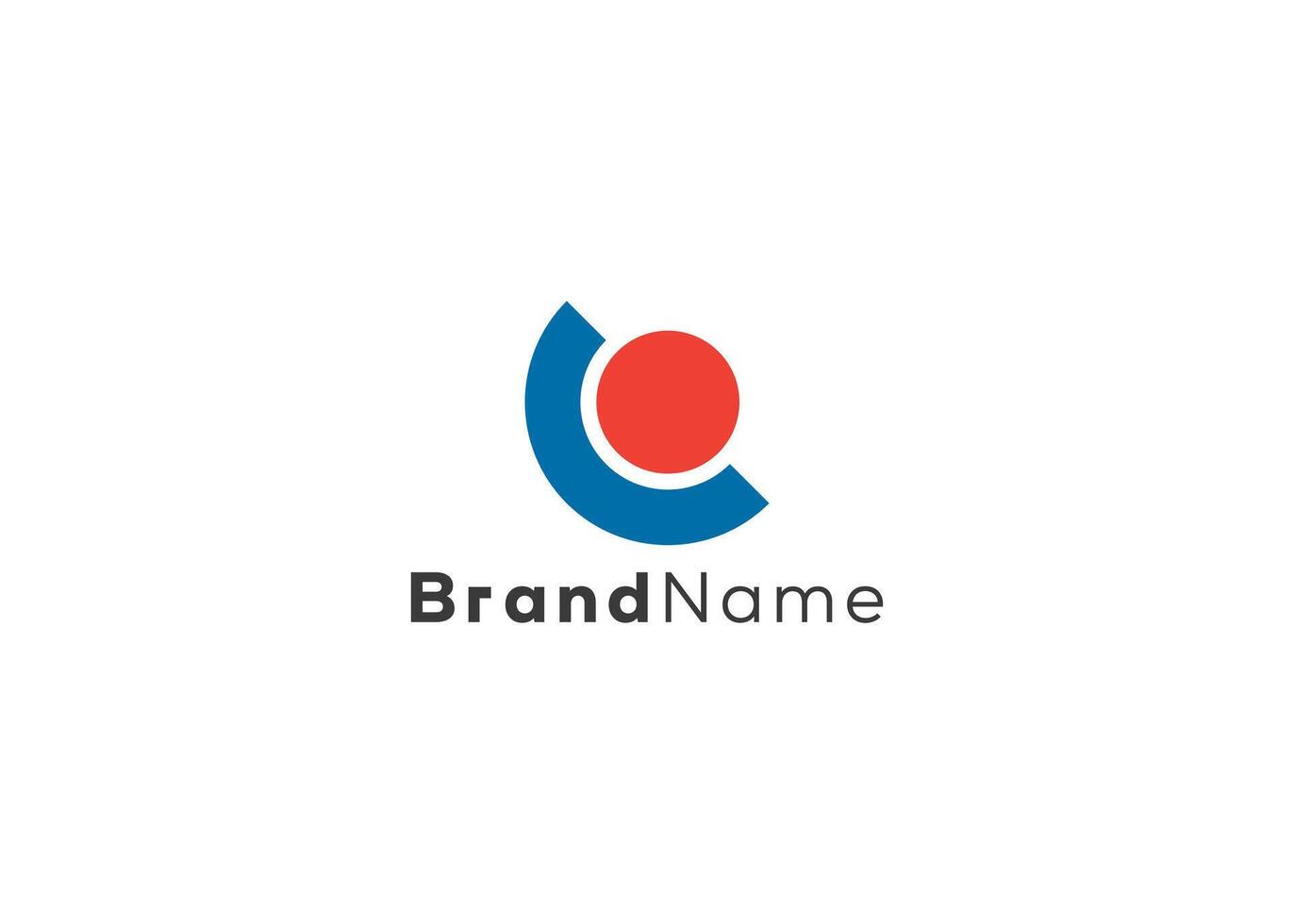 Red man logo design template vector