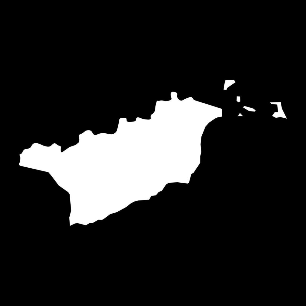 Larnaca district map, administrative division of Republic of Cyprus. illustration. vector