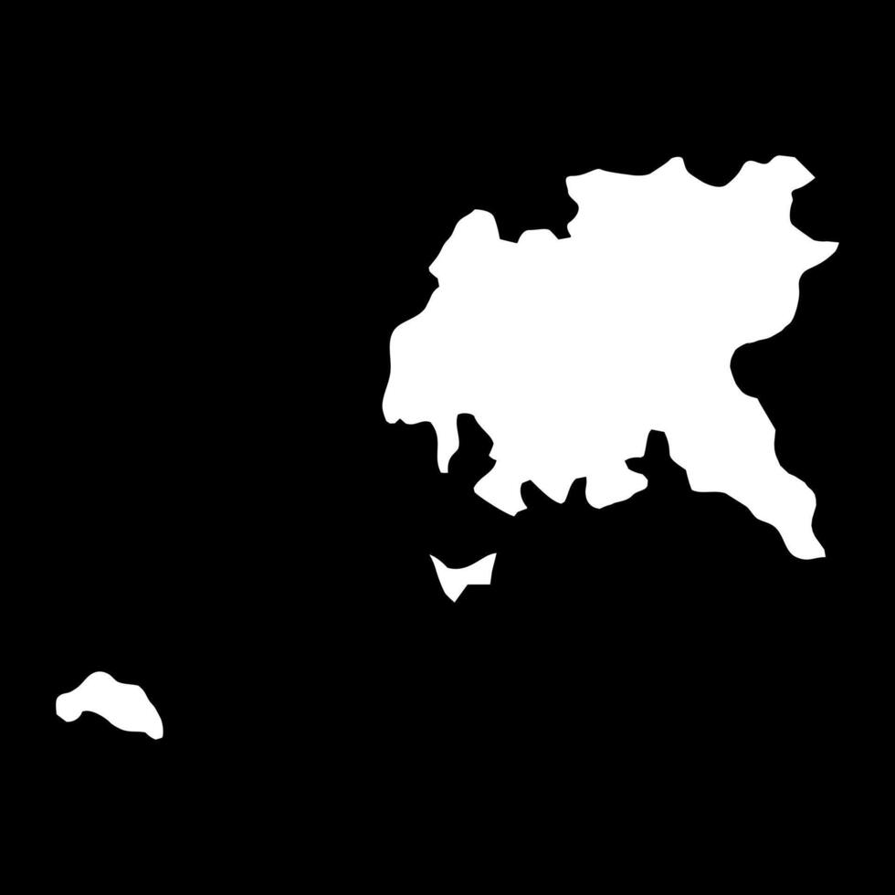 Nampo city map, administrative division of North Korea. illustration. vector