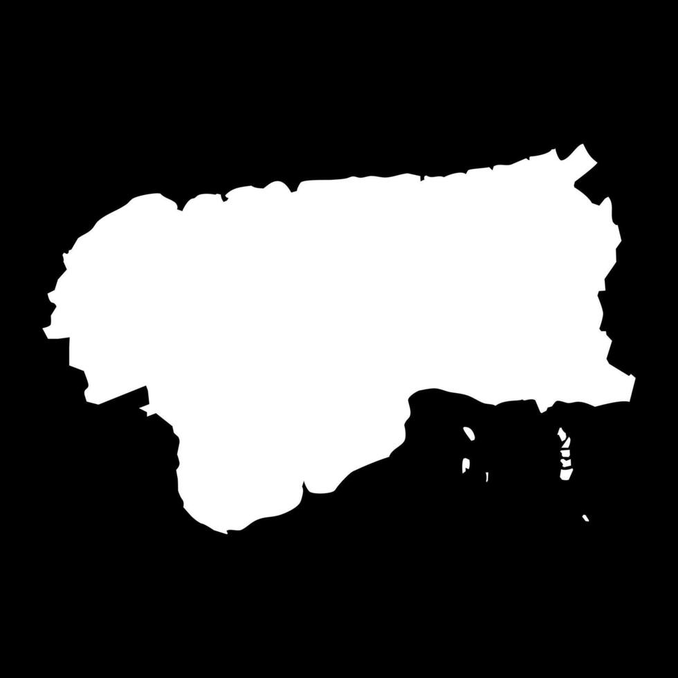 Artemisa province map, administrative division of Cuba. illustration. vector