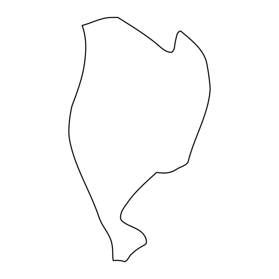 Lyantonde district map, administrative division of Uganda. illustration. vector