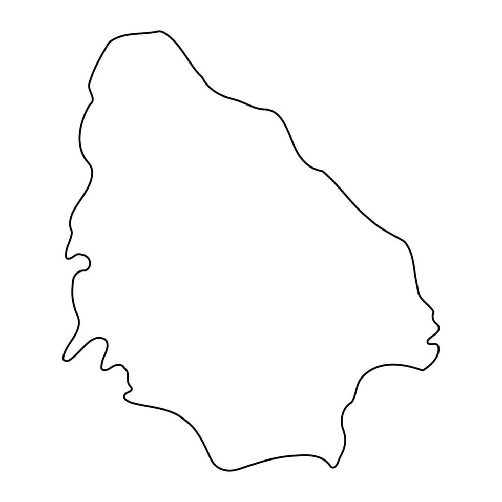 Soroti district map, administrative division of Uganda. illustration. vector