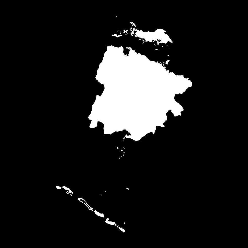 Ciego de Avila province map, administrative division of Cuba. illustration. vector
